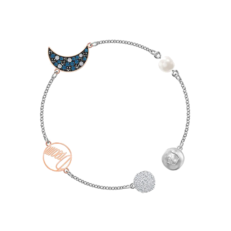 施华洛世奇 仿水晶月亮手链