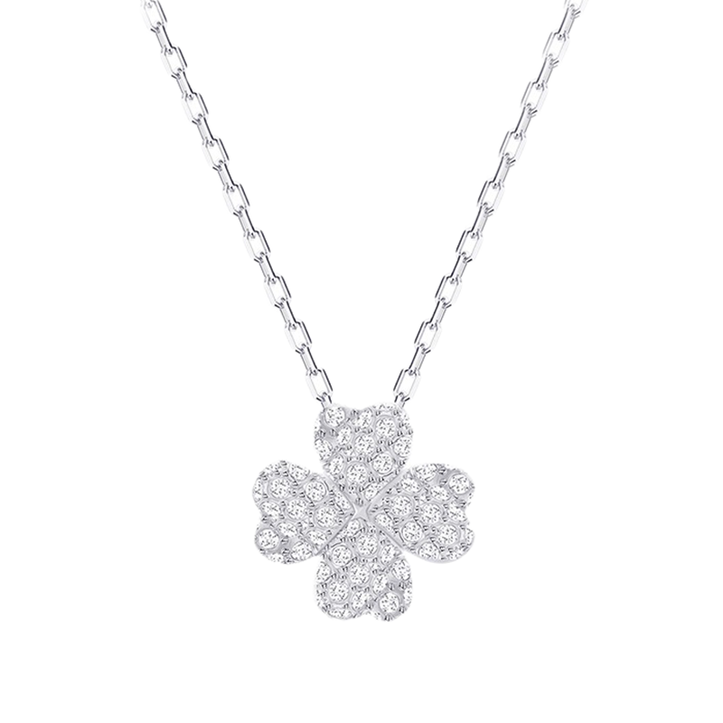 施华洛世奇小花造型项链