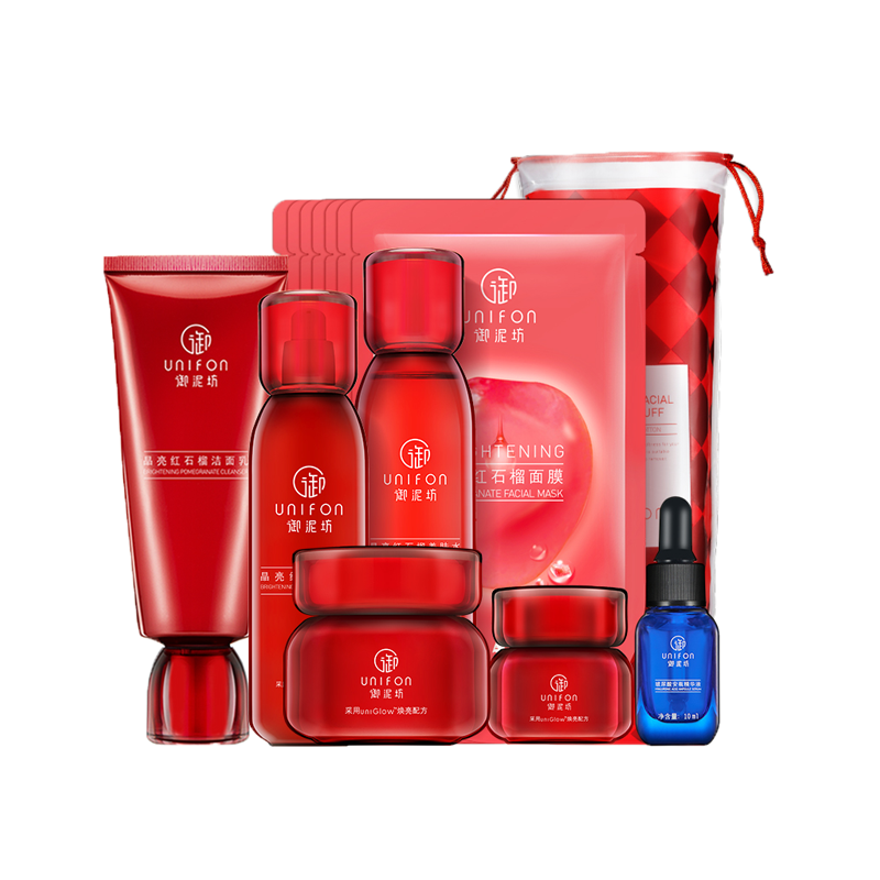 御泥坊 晶亮红石榴护肤套装