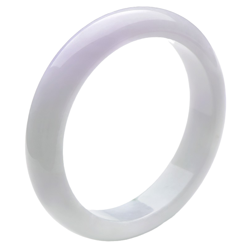 可玉可求 紫罗兰翡翠手镯