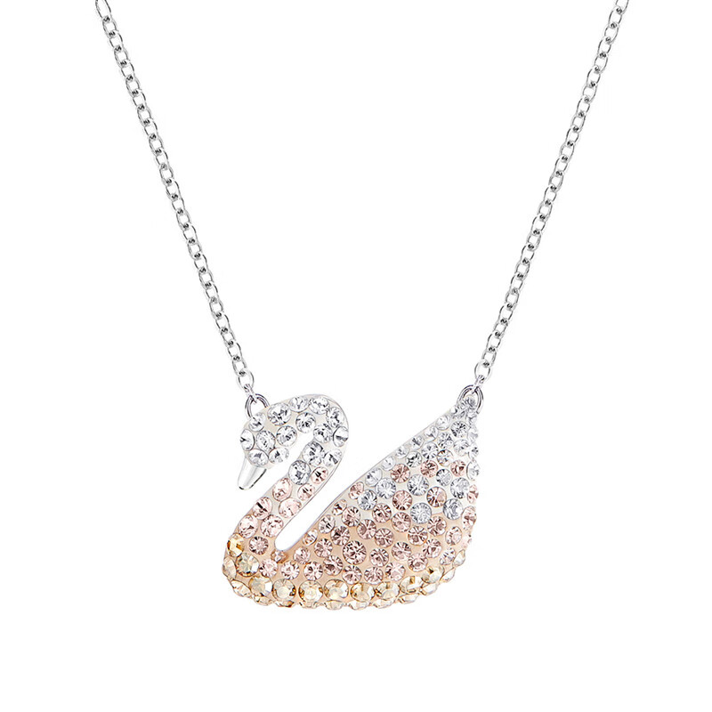 施华洛世奇渐变大天鹅项链