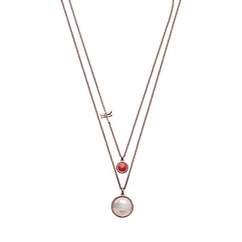 阿玛尼 叠戴 项链