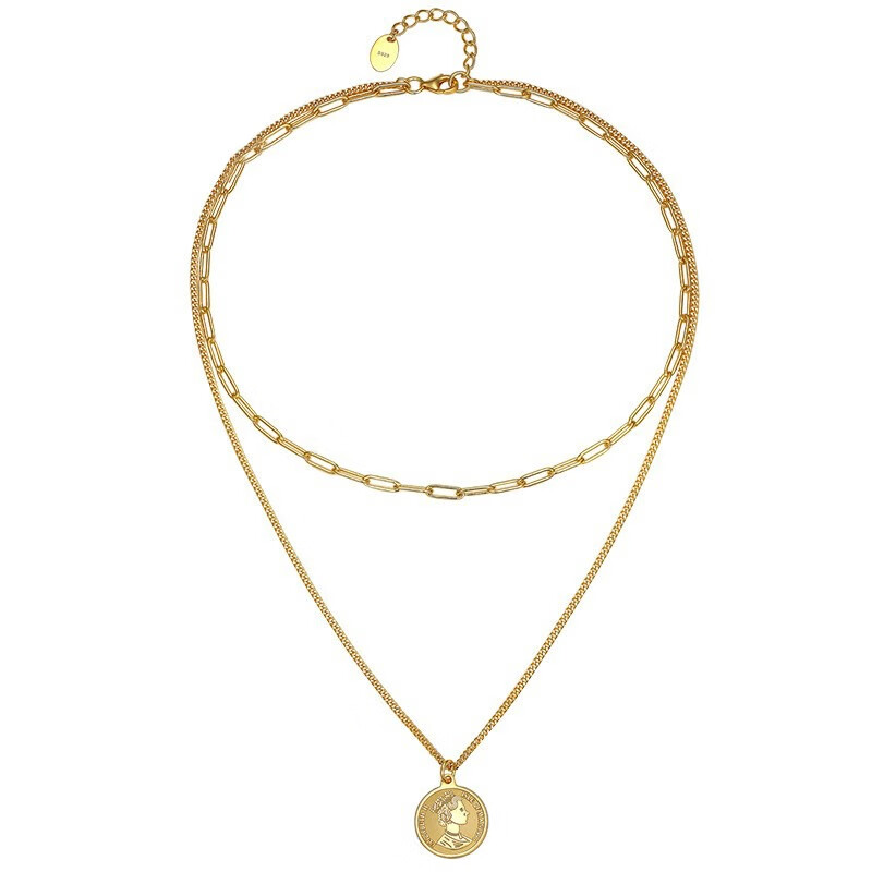 潮宏基 巴洛克风 项链