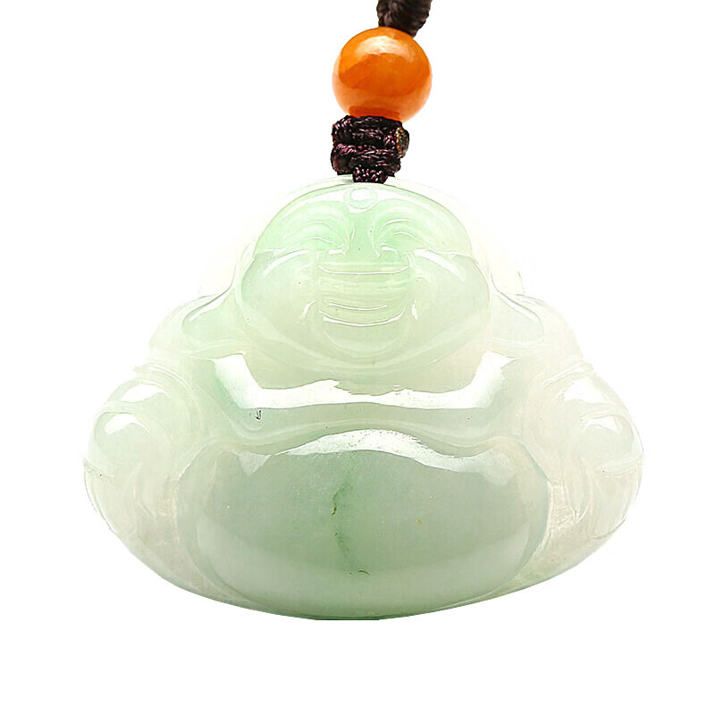 七彩云南 玉观音翡翠吊坠