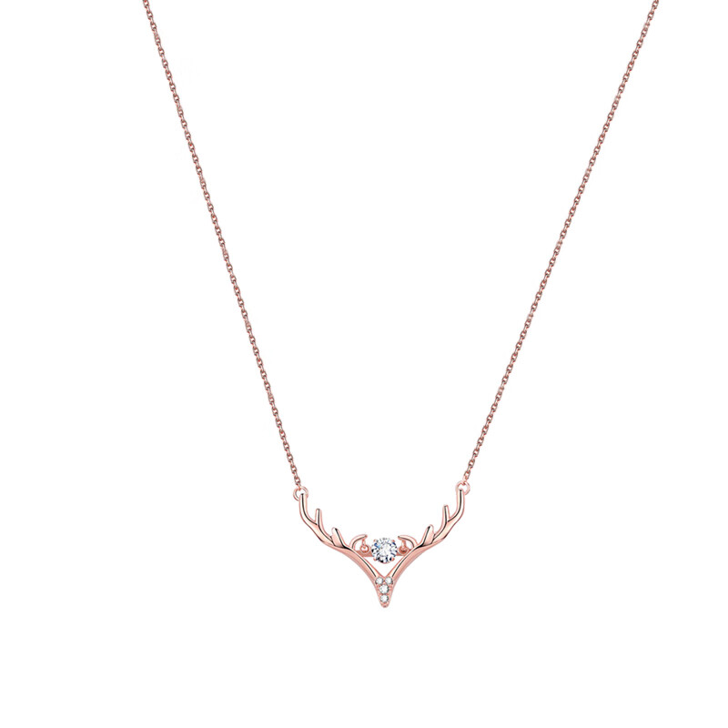 MyMiss 森系鹿角项链