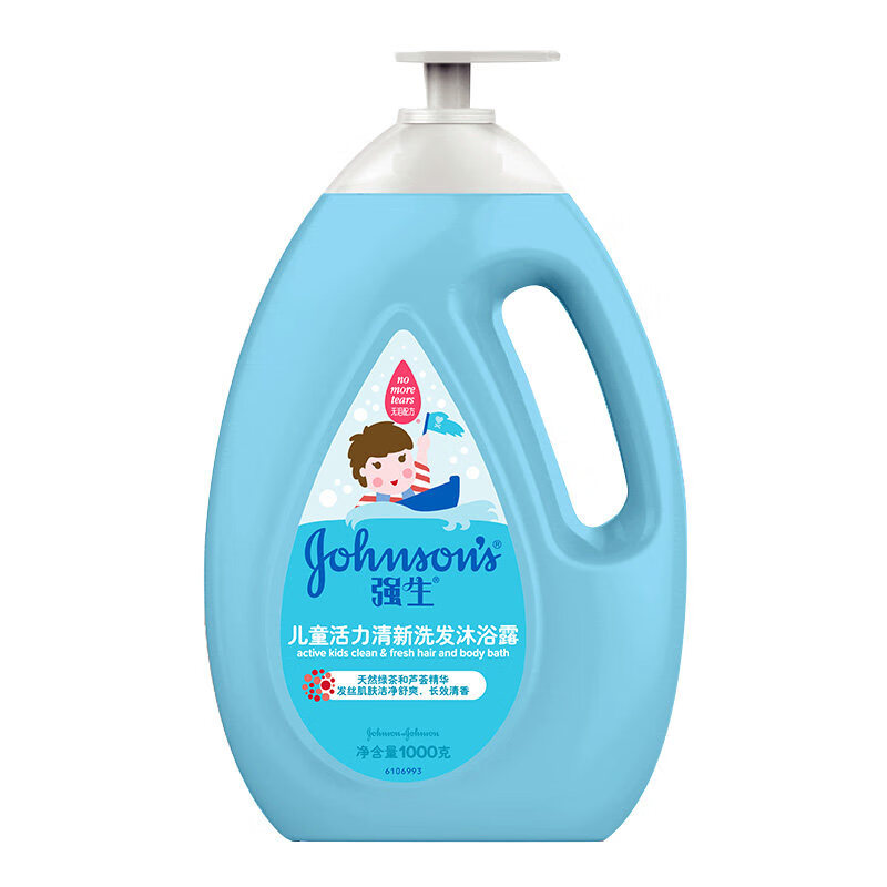 强生活力清新沐浴露