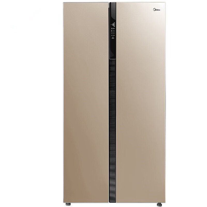 美的 铂金净味对开门冰箱