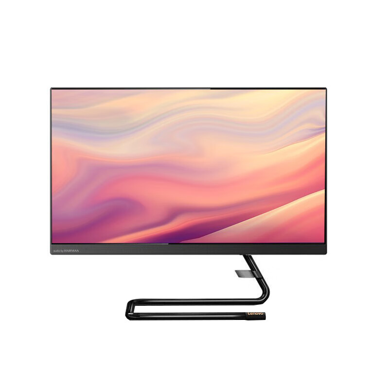 联想 黑色微边一体机电脑