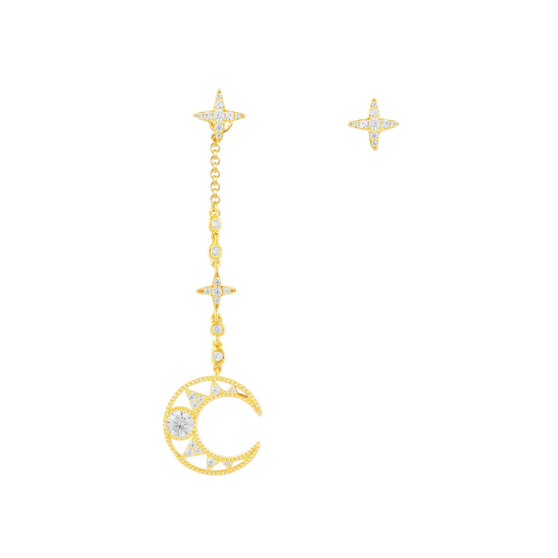 APM 梦幻星月 耳钉