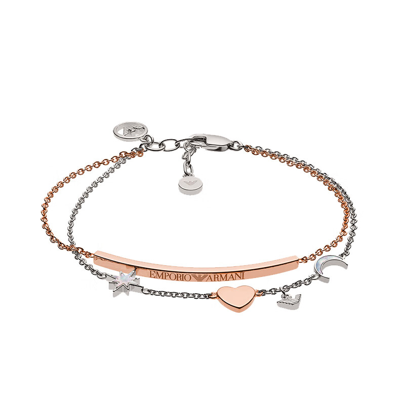 阿玛尼 星月双环 手链