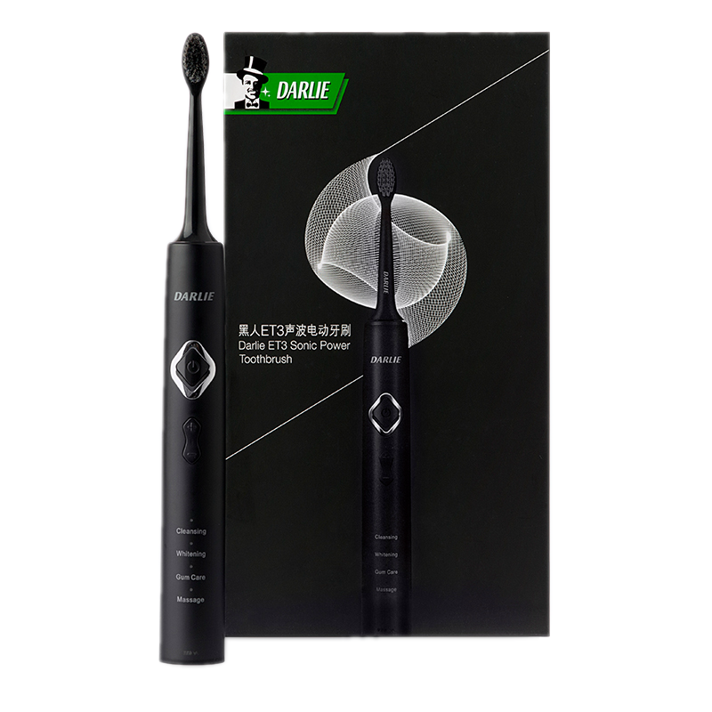 黑人 充电式声波电动牙刷