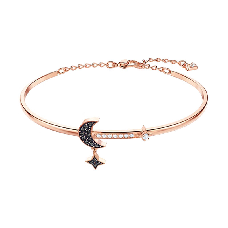 施华洛世奇月亮星星手链