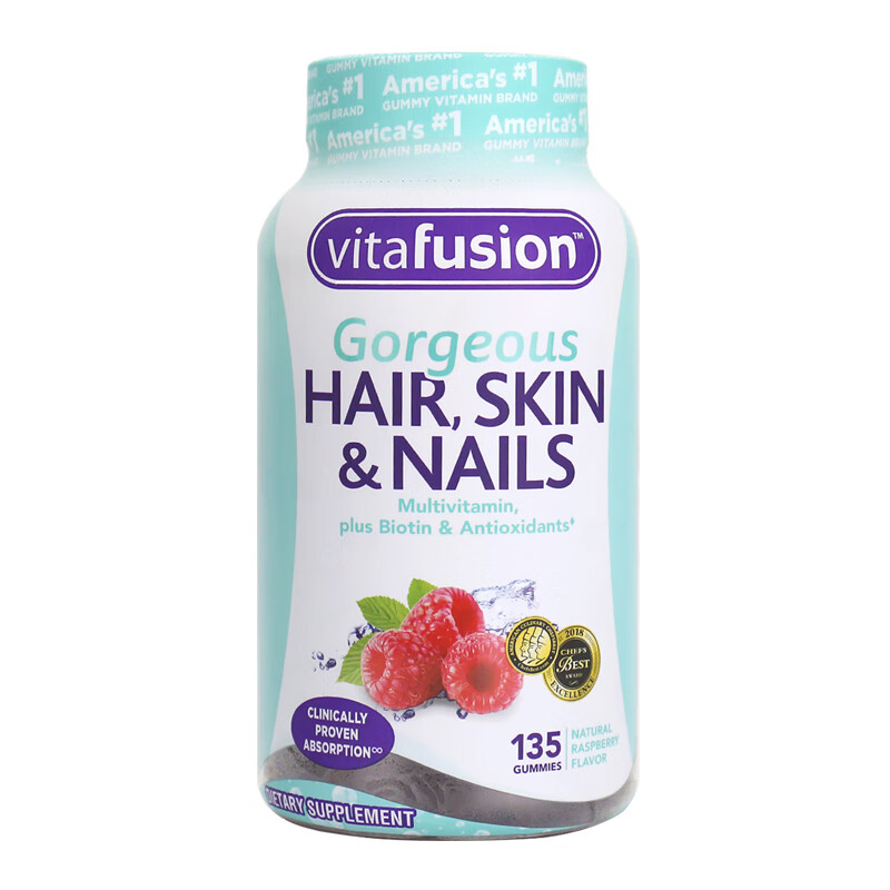 小熊糖胶原蛋白护发肤甲软糖