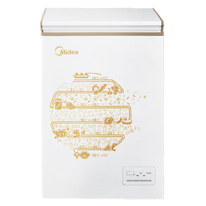 美的 净味阻霜冰柜