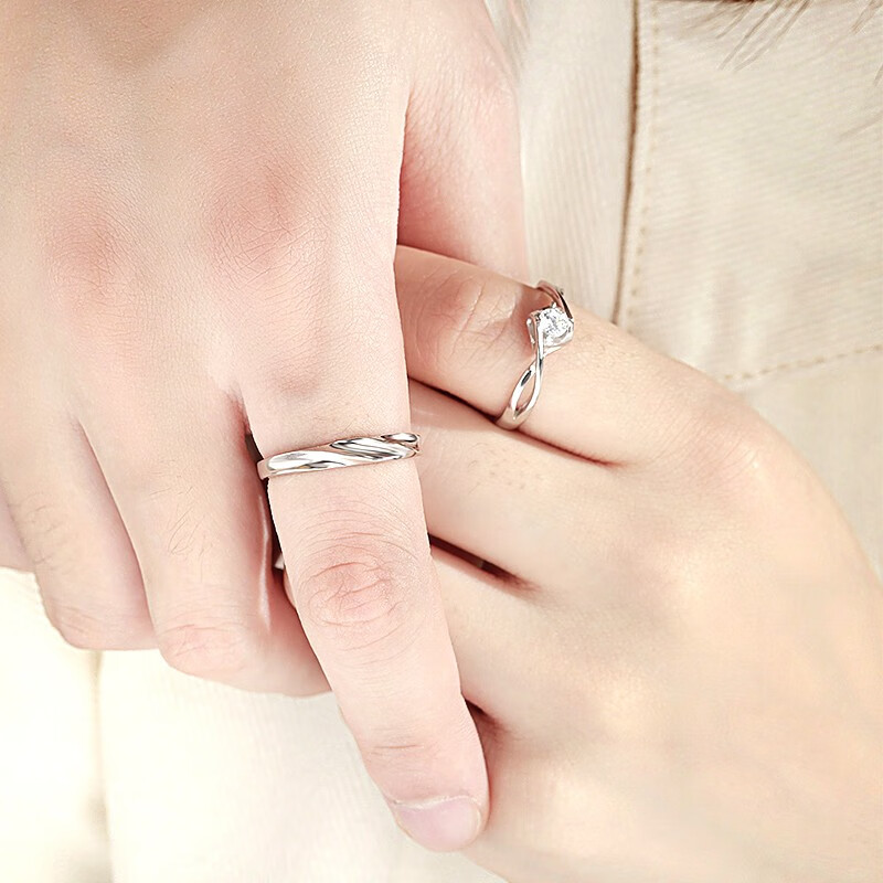 沫兰 电镀开口戒指