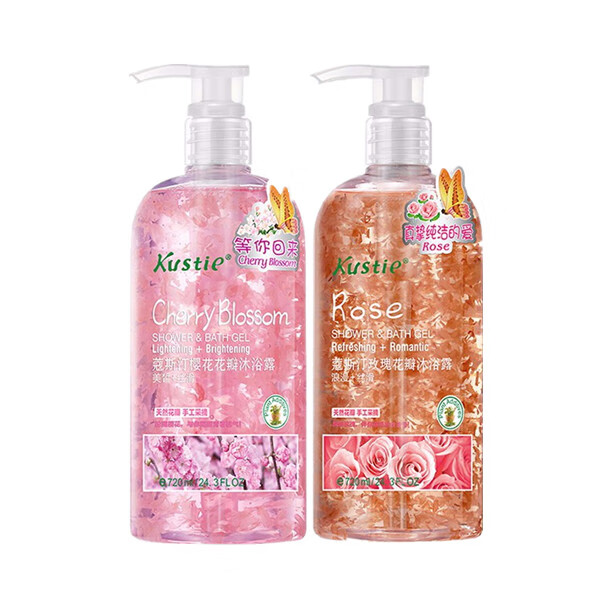 蔻斯汀 樱花花瓣大容量沐浴露