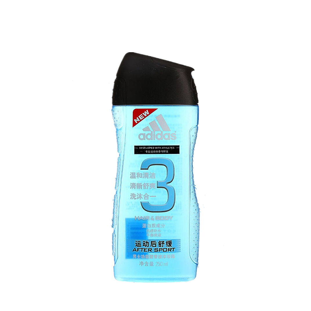 阿迪达斯 男士香波套装沐浴露