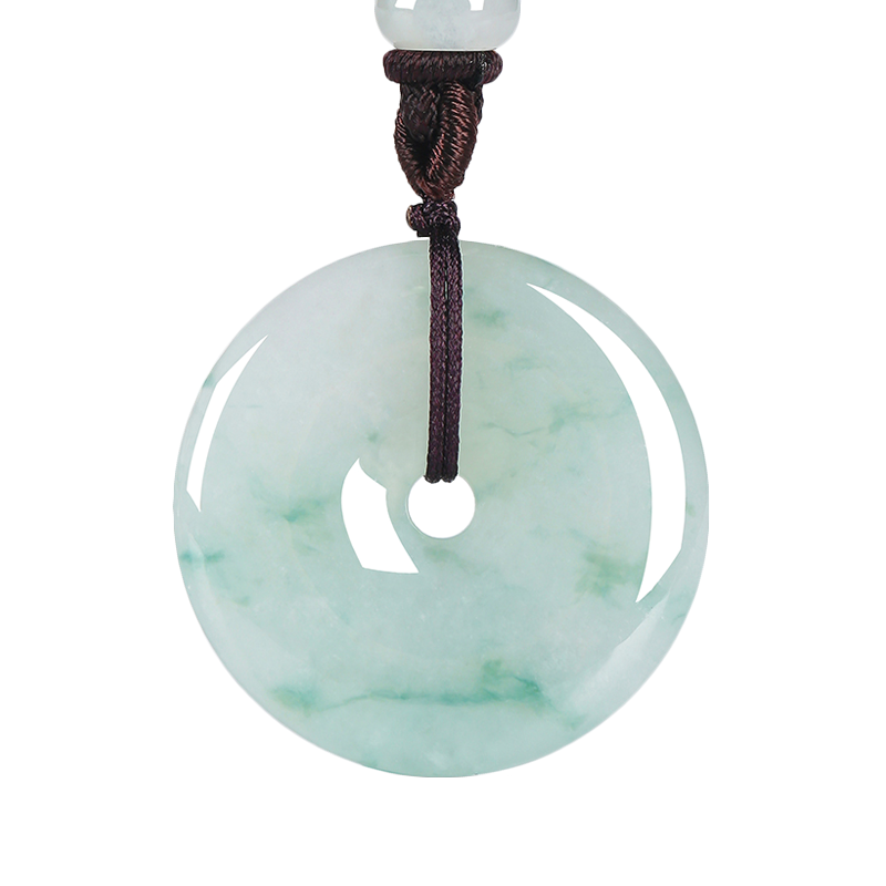 凤禧 飘花平安扣 翡翠吊坠