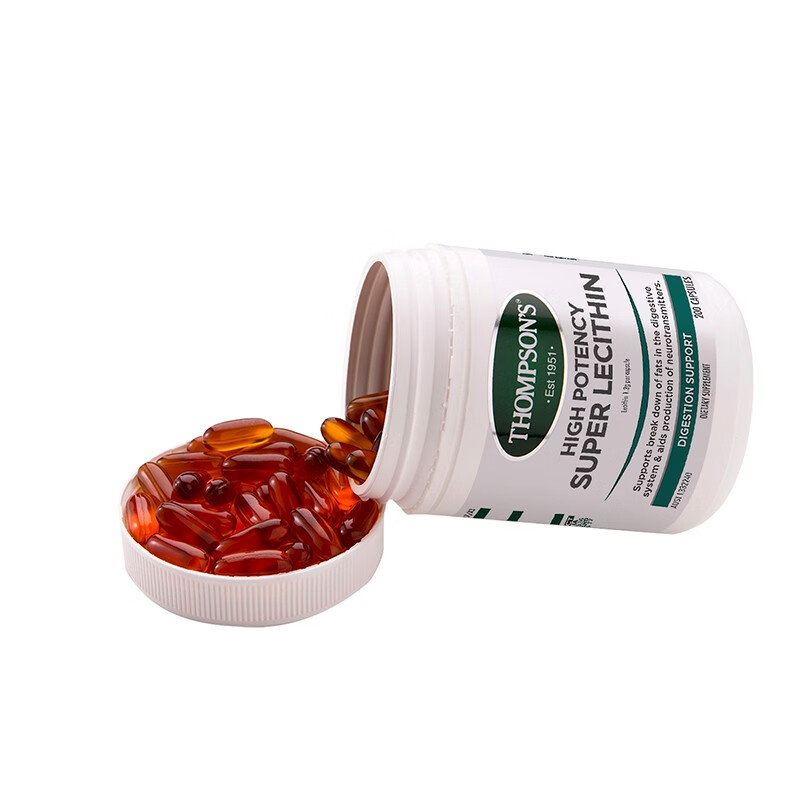 汤普森 进口大豆卵磷脂软胶囊