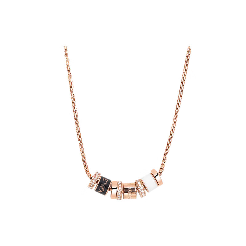 阿玛尼 小蛮腰陶瓷串珠项链