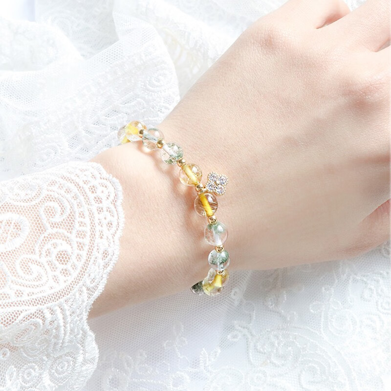 Djin 14K天然水晶手链