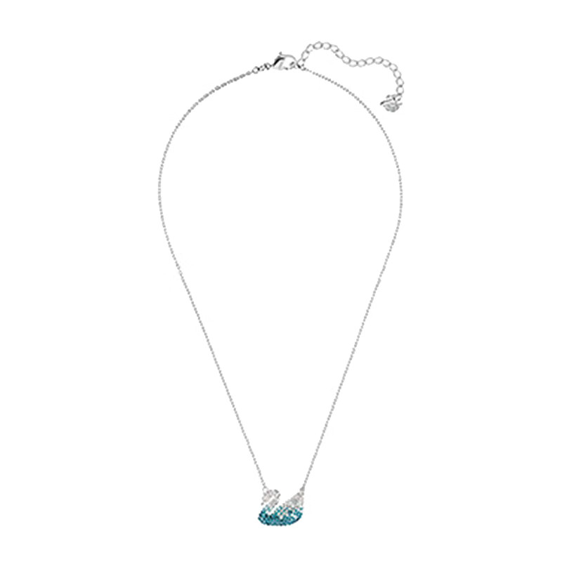 施华洛世奇 蓝色天鹅项链