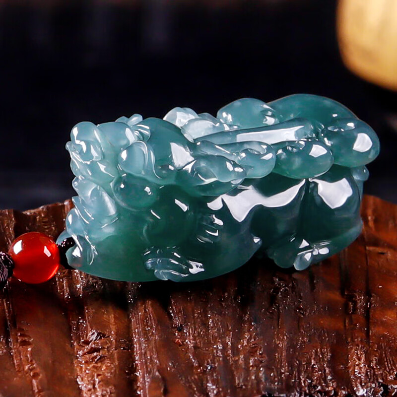 王翠玉器 玉石貔貅翡翠吊坠