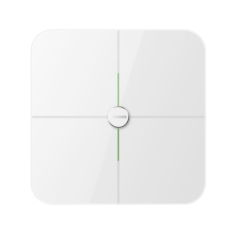 联想 一体式玻璃机身 体脂秤