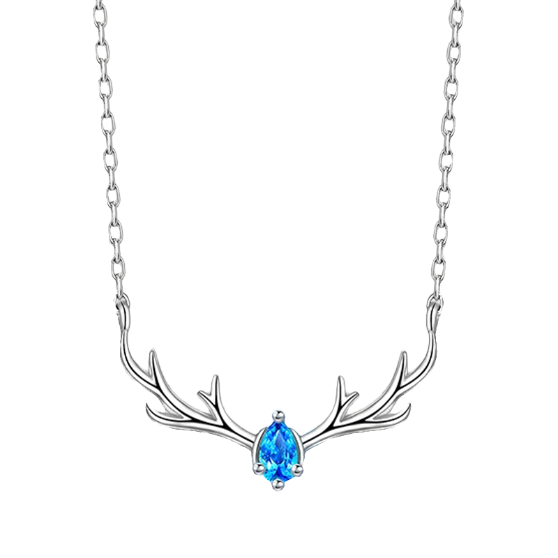 卡蒂罗 纯银小鹿 项链