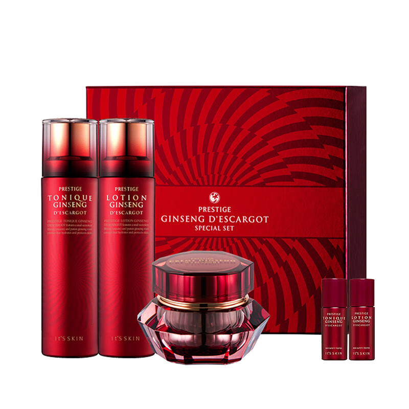 伊思 红参蜗牛水乳套装