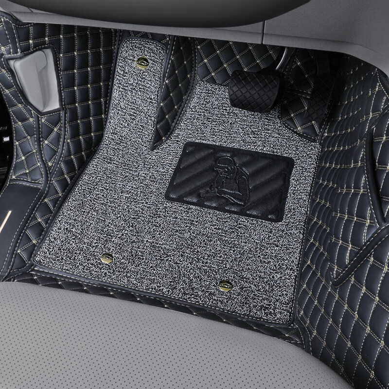 指南针立体车标脚垫