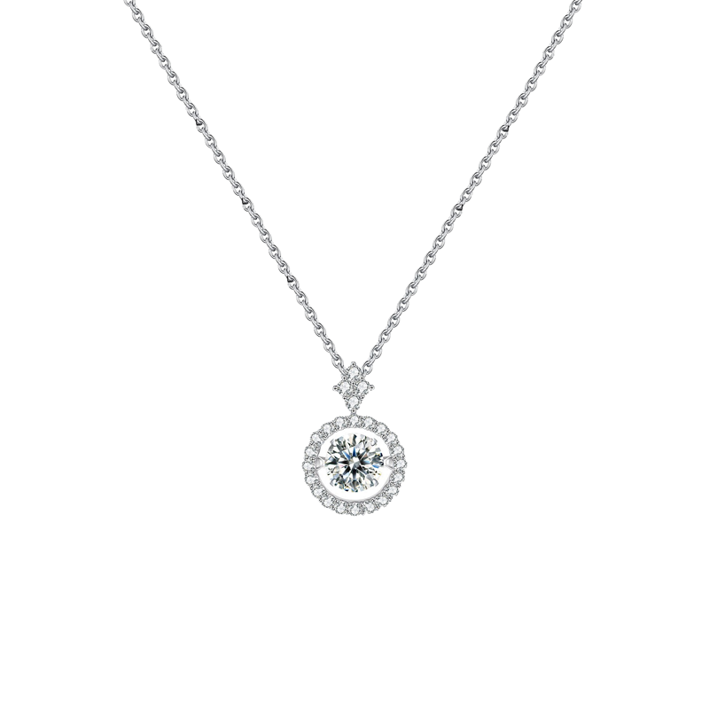 N2it 莫桑石S925银项链