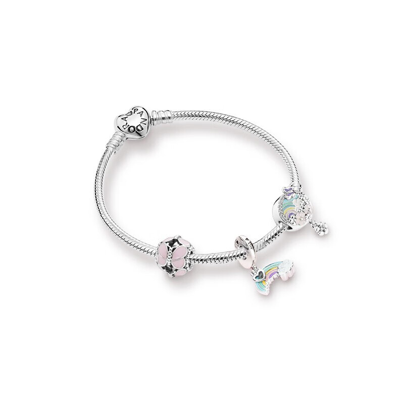 Pandora 皇冠字母手链