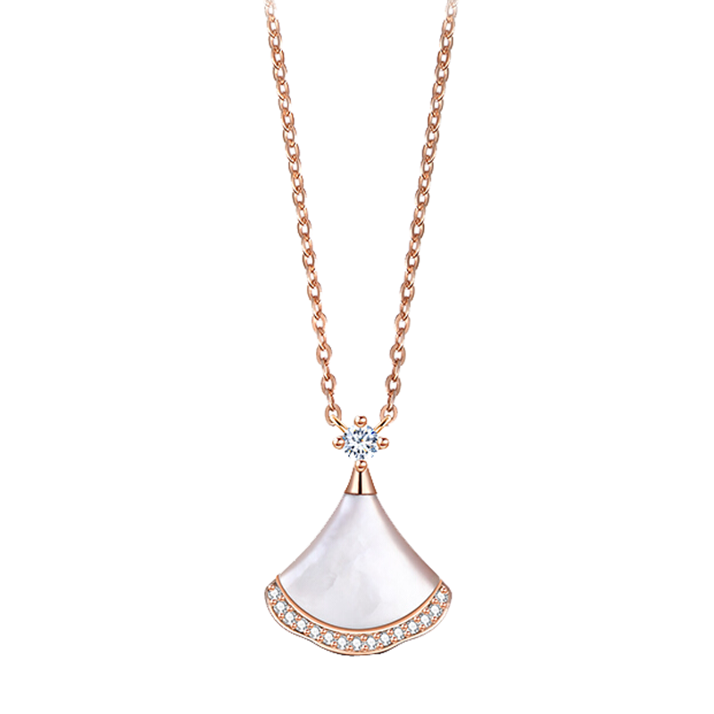 卡蒂罗 扇形裙摆 项链