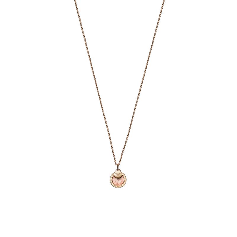 阿玛尼 圆牌母贝项链