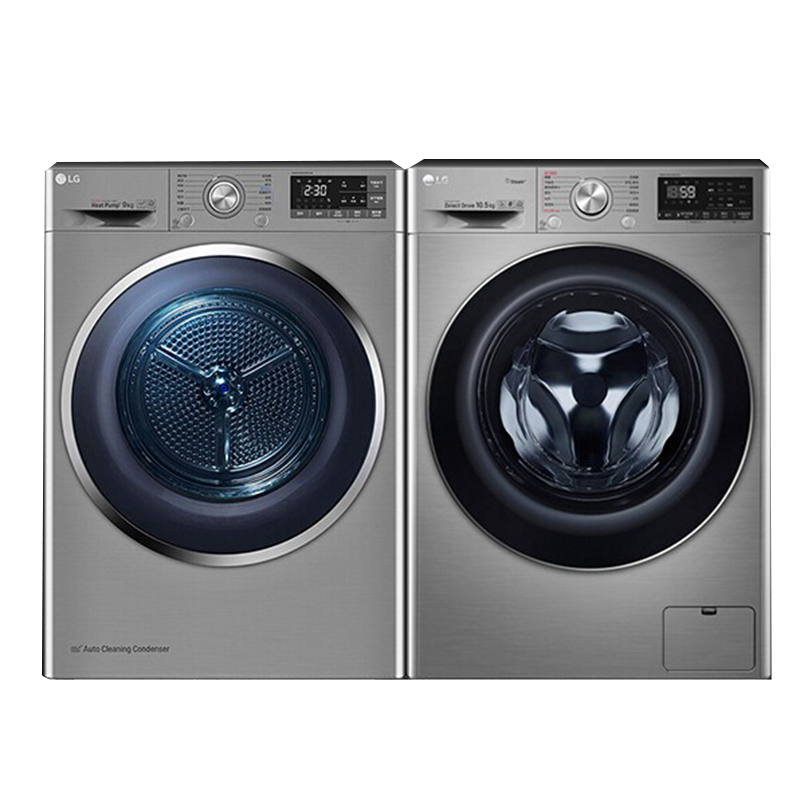 LG 纤薄机身变频洗烘套装