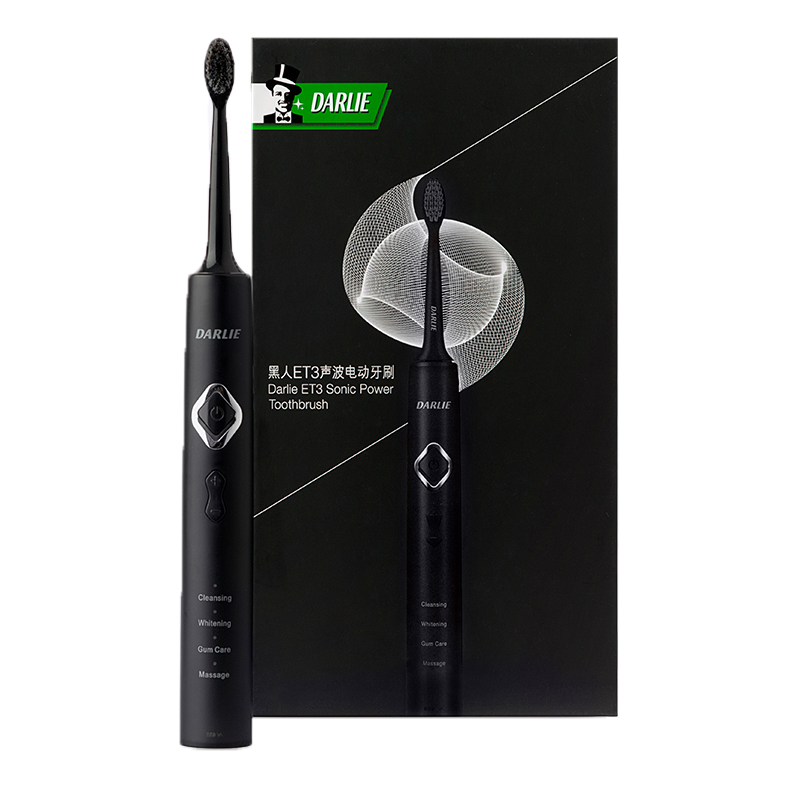 黑人 充电式全身水洗电动牙刷