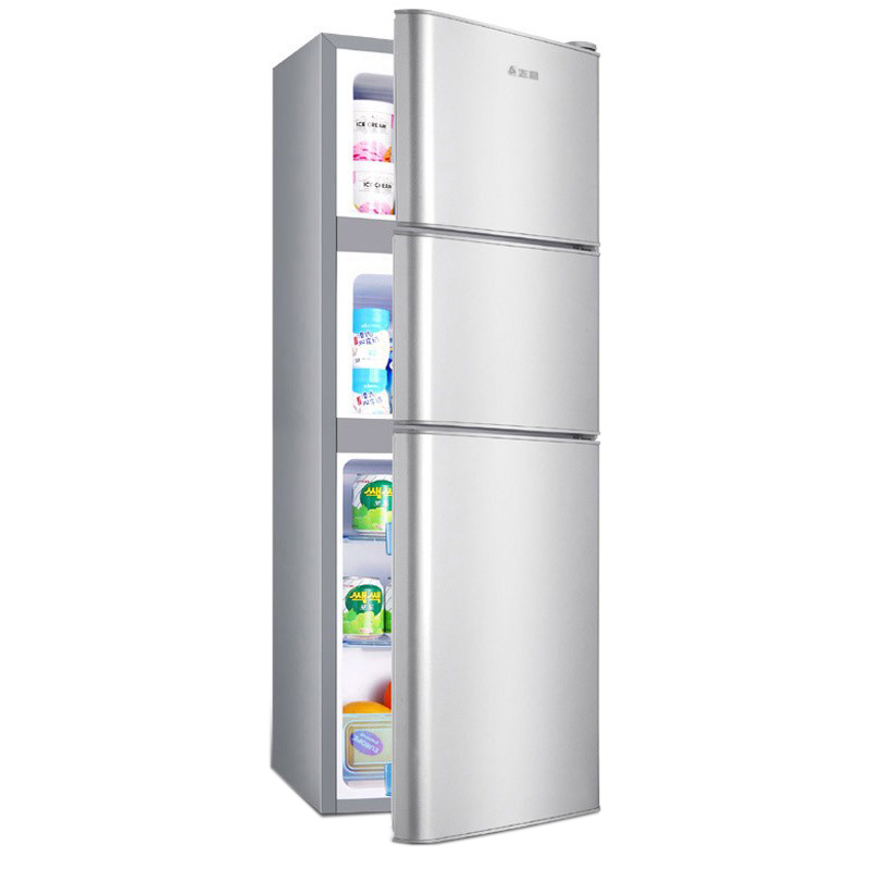 志高双门静音冰箱