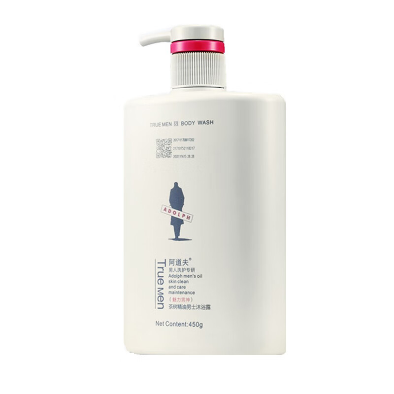 阿道夫茶树精油男士沐浴露
