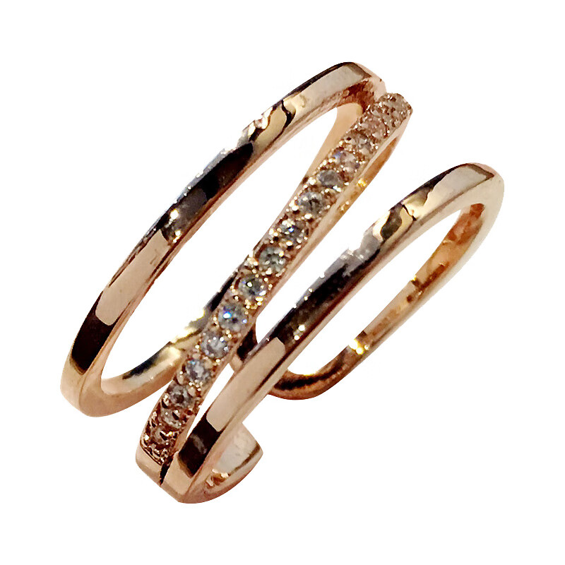 第四风 简约开口戒指