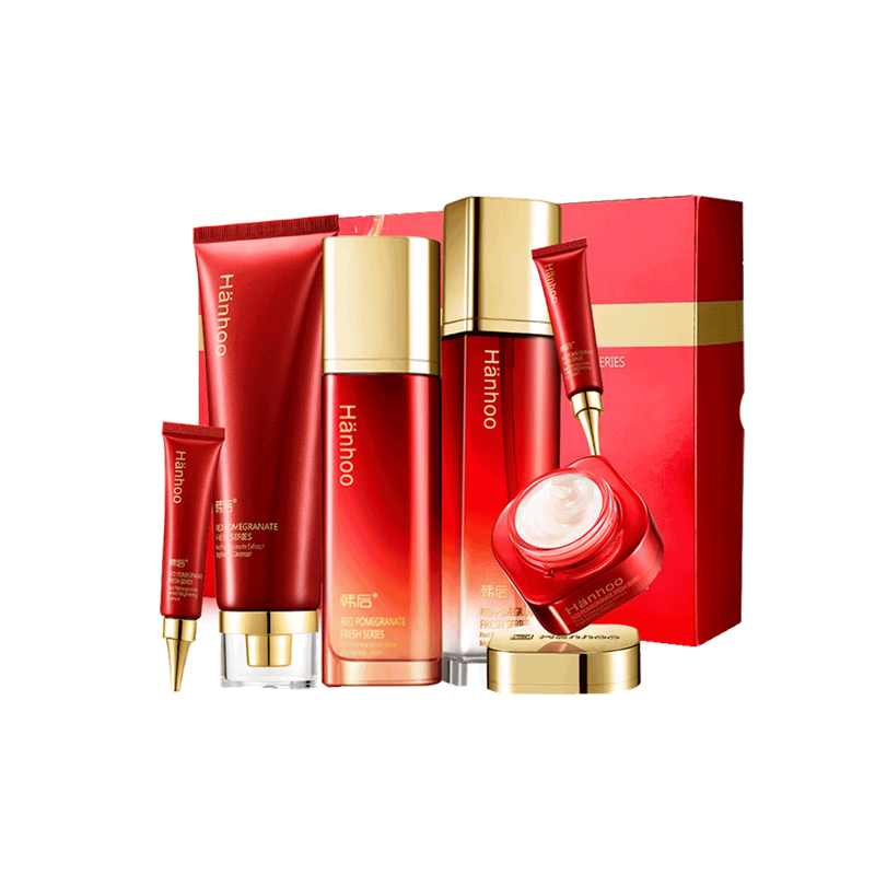 韩后 红石榴亮肤焕颜护肤套装