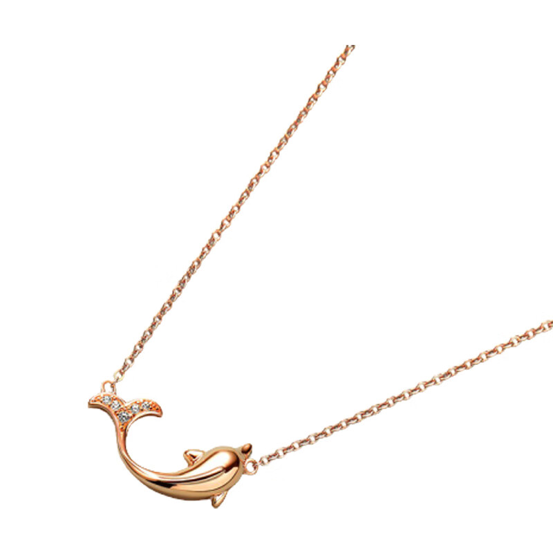 奢蒂 海豚优雅项链