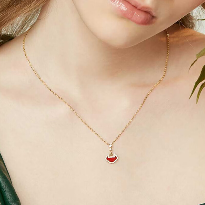 琦君 如意锁国潮个性项链