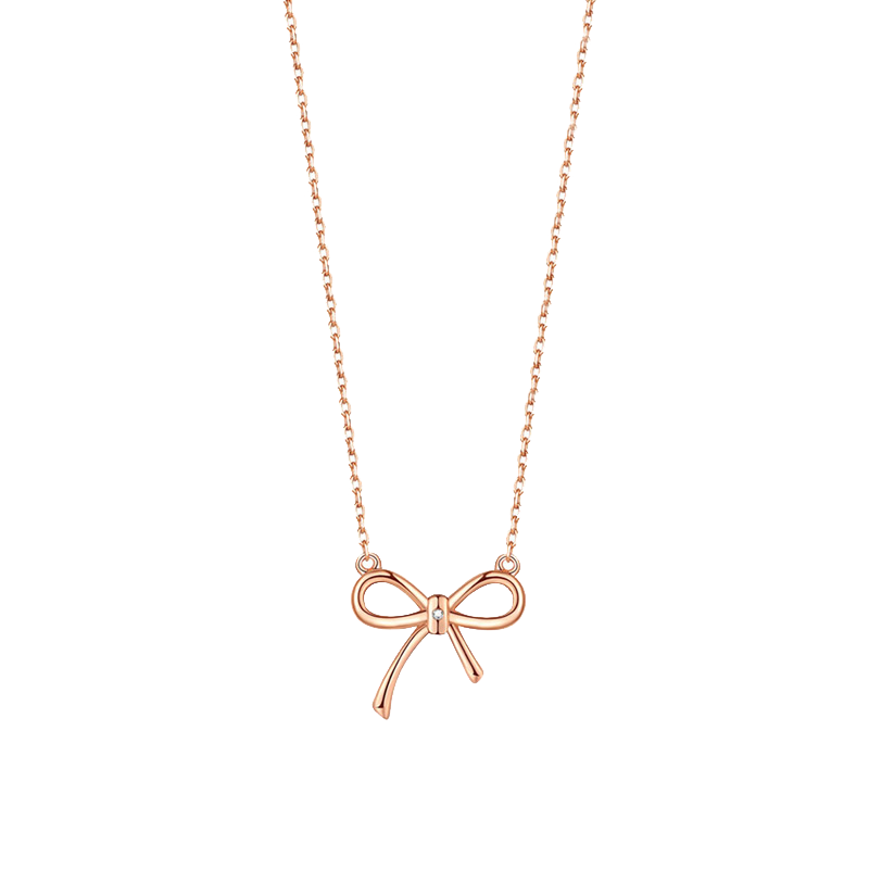 T400 蝴蝶结项链