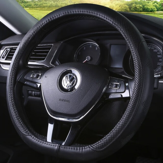 大众 手缝做工方向盘套