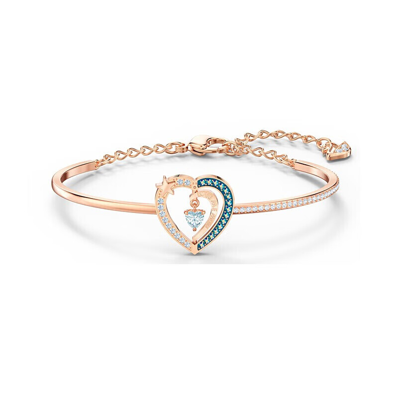 施华洛世奇 爱心对称手链
