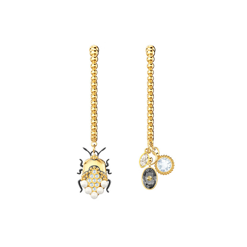 施华洛世奇 时尚镀金色耳环