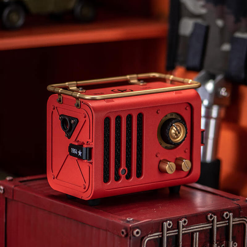 猫王收音机积木式蓝牙音箱，送男朋友车上用的礼物