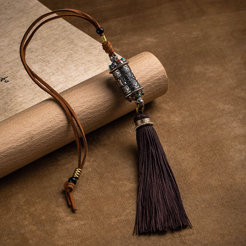 朴房 转经筒汽车挂件