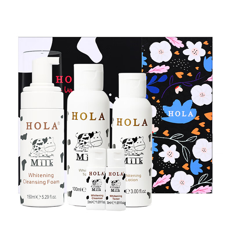 赫拉 牛奶焕白保湿护肤套装